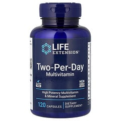 Life Extension, Two-Per-Day Multivitamin, 120 kapslí