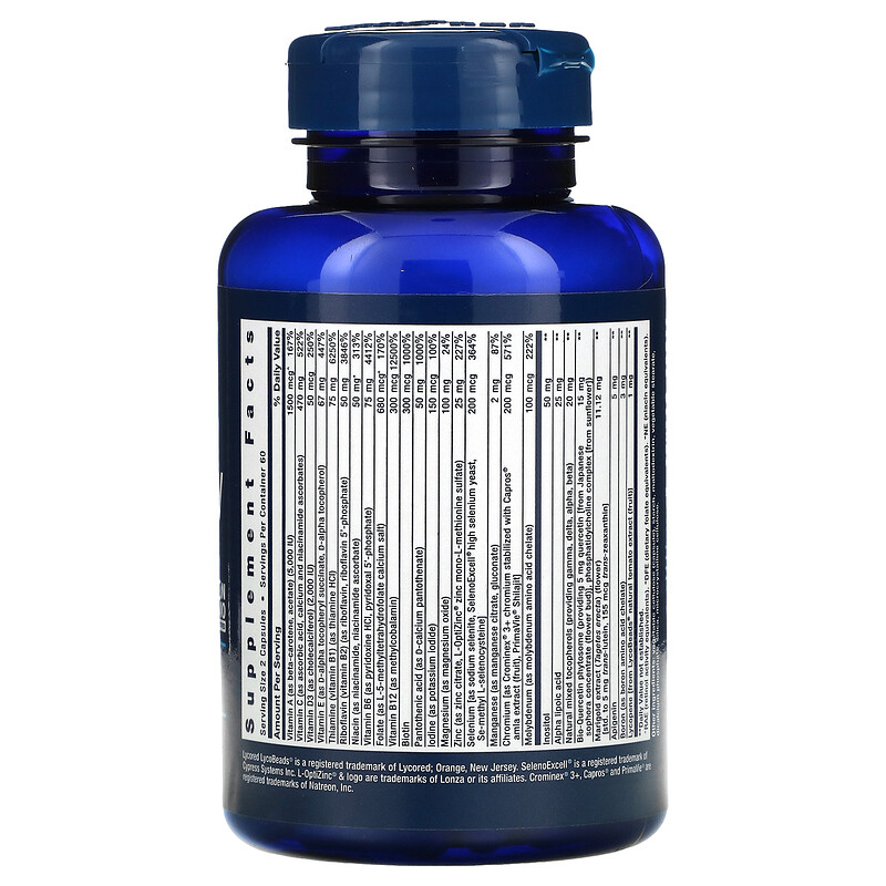 Life Extension, Two-Per-Day Multivitamin, 120 Capsules