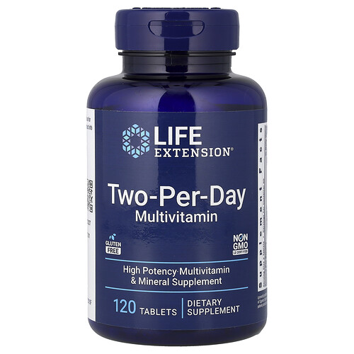Life Extension Two-Per-Day マルチビタミン タブレット120粒