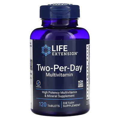 

Life Extension Two-Per-Day Multivitamin 120 Tablets