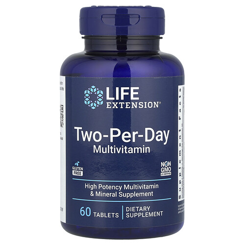 Photos - Vitamins & Minerals Life Extension , Two-Per-Day Multivitamin, 60 Tablets LEX-23166