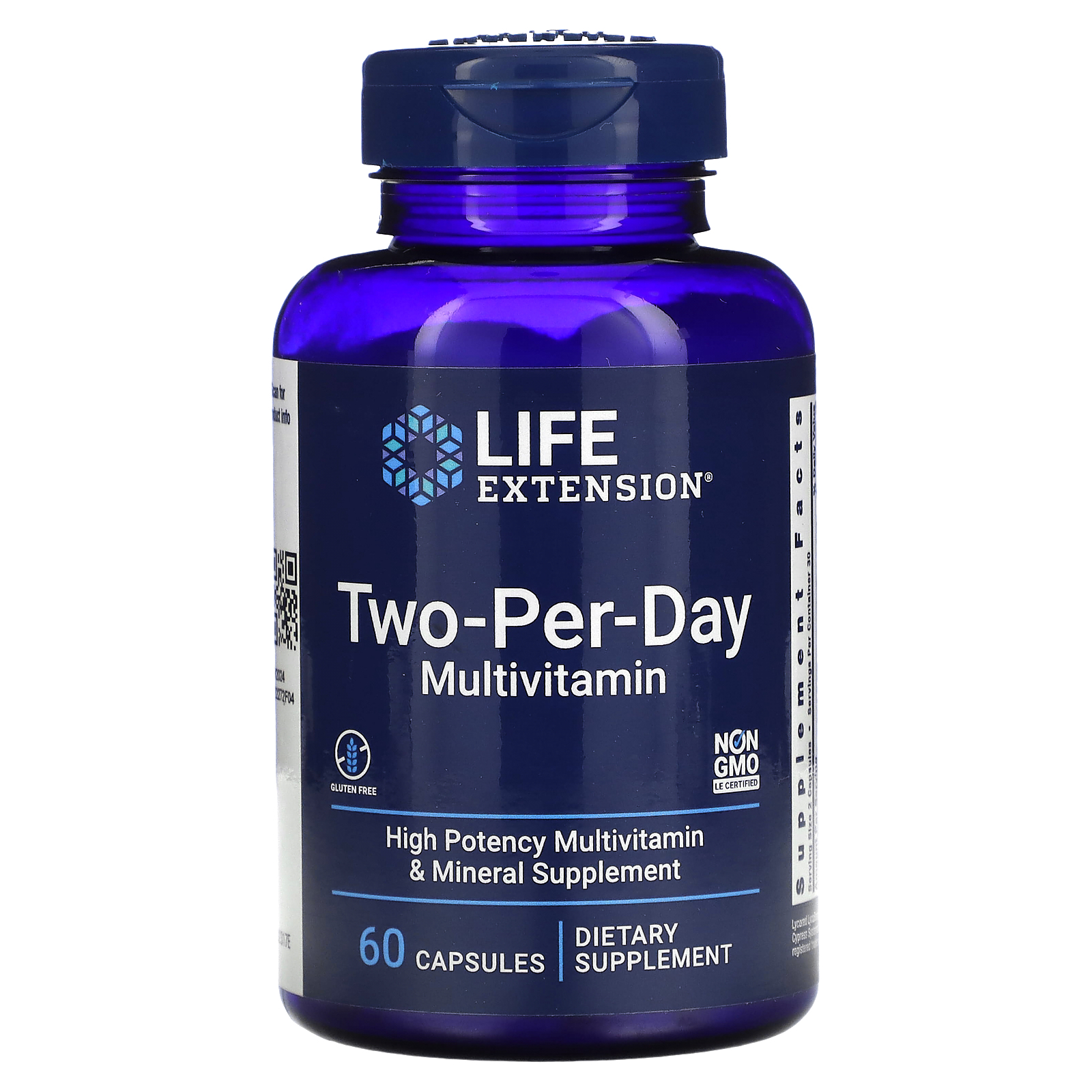Life Extension, Two-Per-Day Multivitamin, 60 Capsules