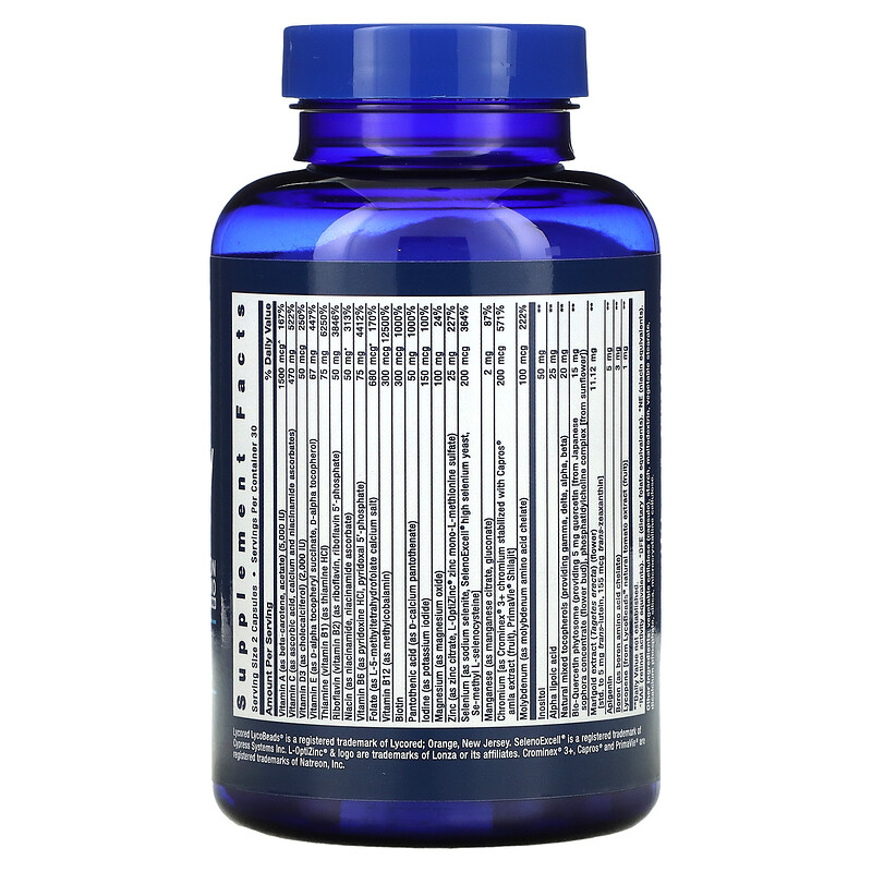 Life Extension, Two-Per-Day Multivitamin, 60 Capsules