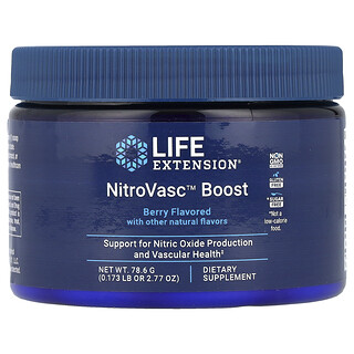 Life Extension, NitroVasc™ Boost, owoce jagodowe, 78,6 g