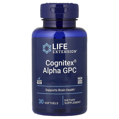 Life Extension Cognitex® Alpha GPC, 30 Softgels