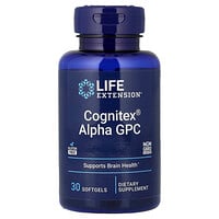 Life Extension（ライフエクステンション）, Cognitex®（コグニテックス）α-GPC（グリセリルホスホリルコリン）、ソフトジェル30粒
