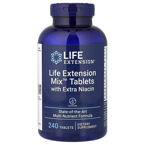 Life Extension Mix™ タブレット エクストラナイアシン配合 240粒
