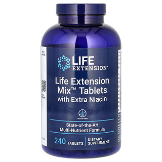 Life Extension Mix™ Tabletten mit Extra-Niacin, 240 Tabletten