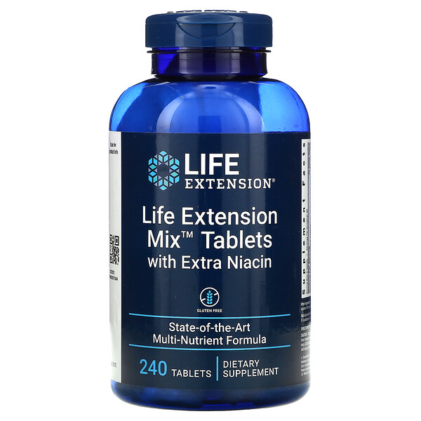 Life Extension, Life Extension Mix™ Tabletten mit Extra-Niacin, 240 Tabletten