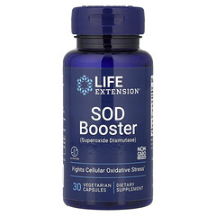 SOD Booster, добавка для підтримки вироблення СОД, 30 рослинних капсул