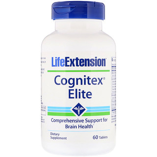 Life Extension, Cognitex Elite, 60 таблеток