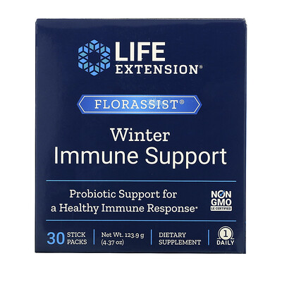 Life Extension FLORASSIST Winter Immune Support, 30 Stick Packs