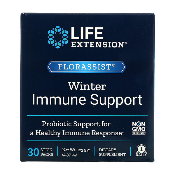 Life Extension‏, FLORASSIST Winter Immune Support, 30 Stick Packs