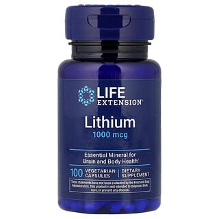 Life Extension, Lit, 1000 µg, 100 kapsułek wegetariańskich