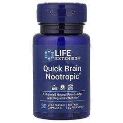Quick Brain Nootropic, 30 вегетаріанських капсул