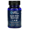 Life Extension‏, منشط الذهن Quick Brain Nootropic‏، 30 كبسولة نباتية