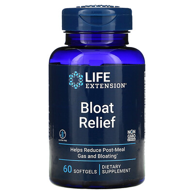 Life Extension Bloat Relief, 60 Softgels