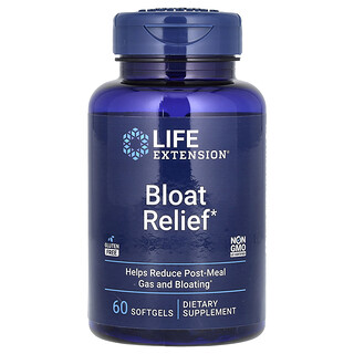 Life Extension, Alivio de la hinchazón, 60 cápsulas blandas