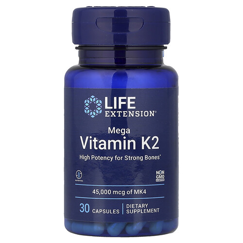 ライフエクステンション メガビタミンK2 45,000mcg 30粒