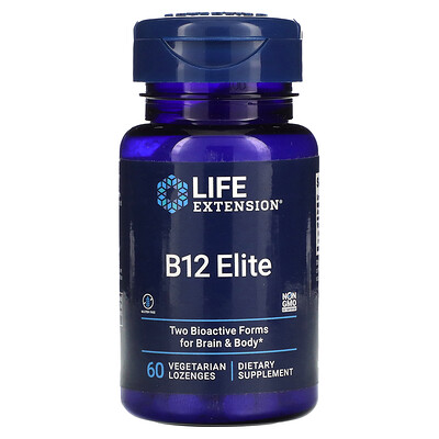 

Life Extension B12 Elite 60 Vegetarian Lozenges
