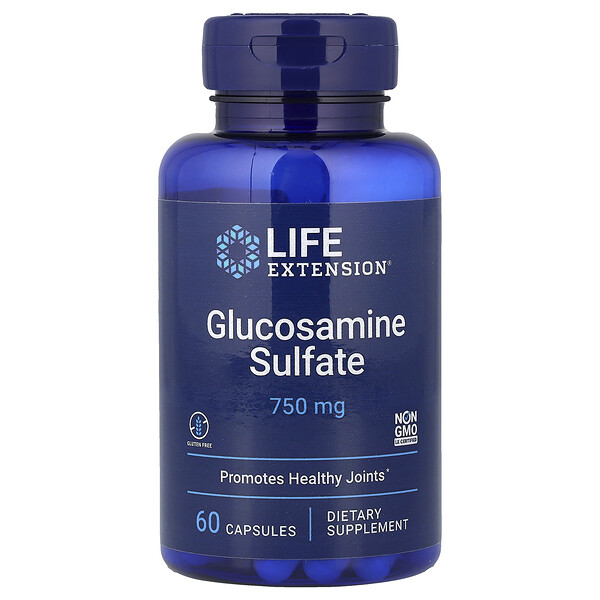 Life Extension Glucosamine Sulfate, 60 Capsules