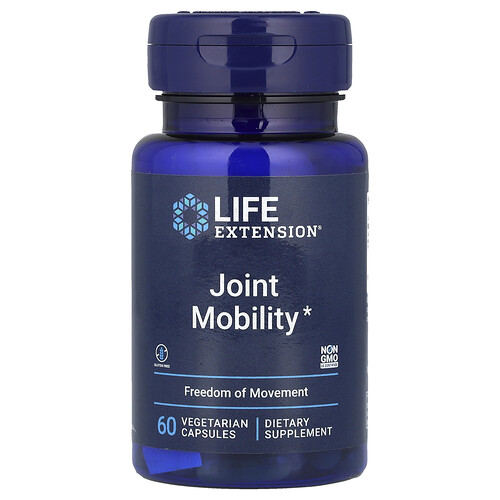 Life Extension, Joint Mobility, Gelenkbeweglichkeit, 60 pflanzliche Kapseln