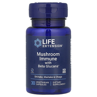 Life Extension, Imună la ciuperci cu beta glucani, 30 de capsule vegetariene