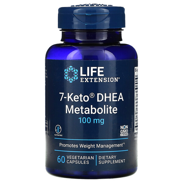 Life Extension, 7-Keto DHEA Metabolite, 100 mg, 60 Vegetarian Capsules