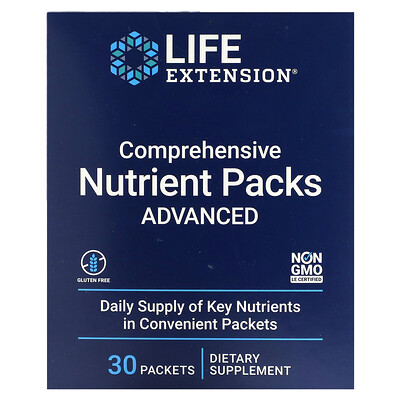 

Life Extension Comprehensive Nutrient Packs Advanced 30 Packets