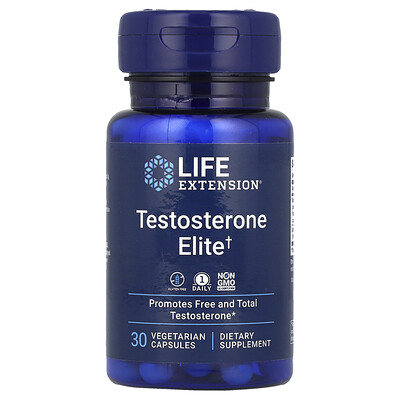 Photos - Vitamins & Minerals Life Extension , Testosterone Elite, 30 Vegetarian Capsules 