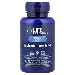 Testosterone Elite, добавка для підтримки рівня тестостерону, 30 вегетаріанських капсул