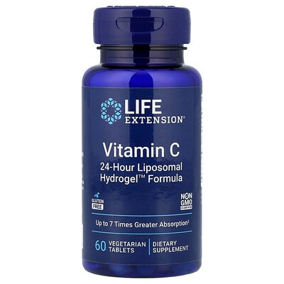 Product Image for Life Extension, Vitamin C, 60 Vegetarian Tablets