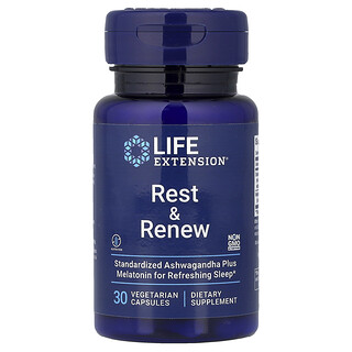 Life Extension, Descanso e Renovação, 30 Cápsulas Vegetarianas