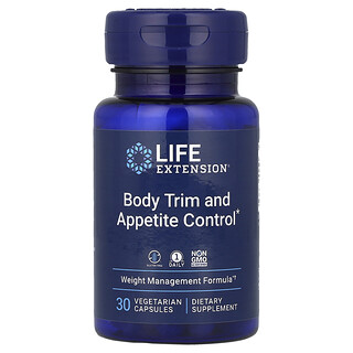 Life Extension, Suplemento para favorecer la reducción de masa corporal y el control del apetito, 30 cápsulas vegetales