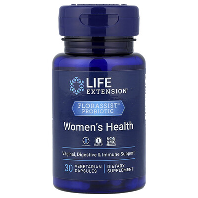 Product Image for Life Extension, FLORASSIST Probiotic, Women's Health, 30 Vegetarian Capsules
