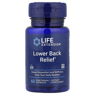 Life Extension, Lower Back Relief , 60 Vegetarian Capsules