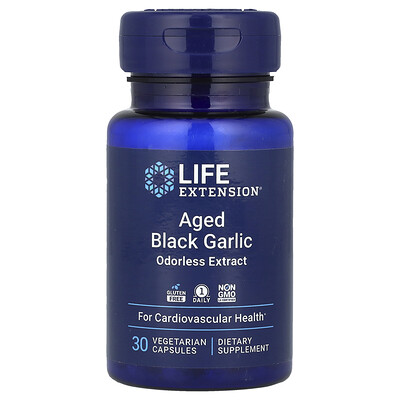 Life Extension, Ajo negro maduro, 30 cápsulas vegetales (500 mg por cápsula)