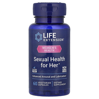 Life Extension, Women's Health, Sexual Health for Her, 60 Vegetarian Capsules
