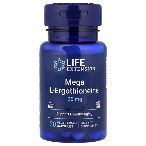 ライフ エクステンション Life Extension, Mega L-エルゴチオネイン、ベジカプセル30粒