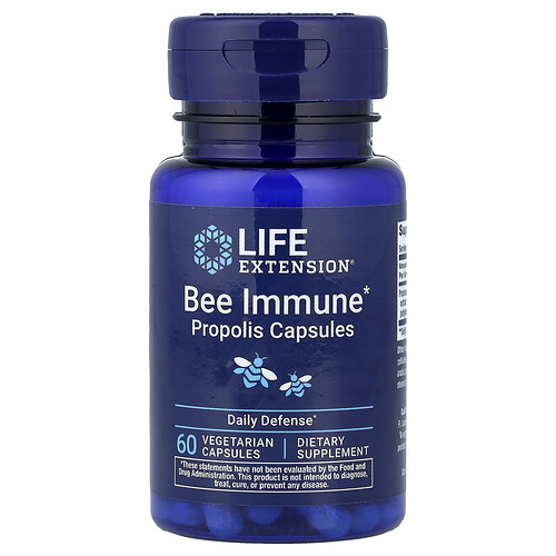 Life Extension, Bee Immune, 60 vegetarische Kapseln (200 mg pro Kapsel)