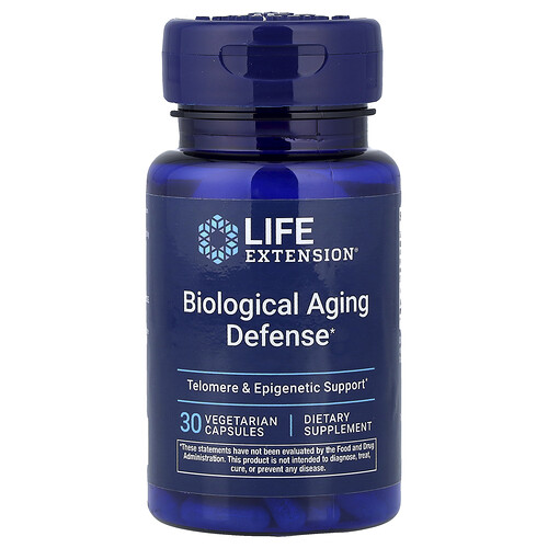 Life Extension, Biological Aging Defense, 30 vegetarische Kapseln (100 mg pro Kapsel)