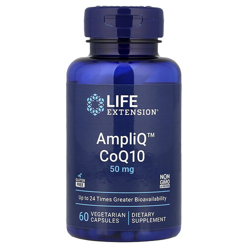 Life Extension, AmpliQ™ CoQ10, 50 mg, 60 vegetarische Kapseln
