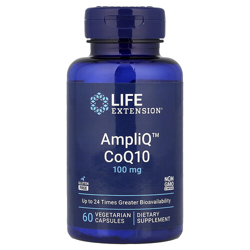 Life Extension, AmpliQ™ CoQ10, 100 mg, 60 vegetarische Kapseln