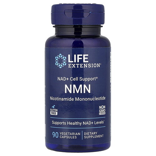 NMN Nicotinamide Mononucleotide, 90 vegetarian - 300 mg (300 mg, 90 vegetarian capsules), Life Extension