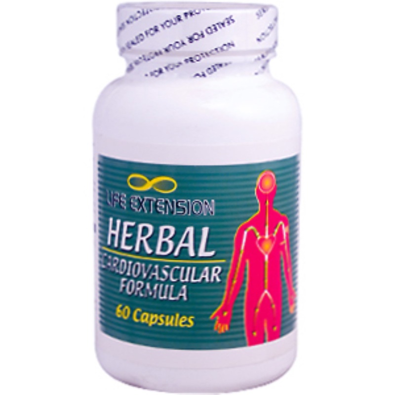 Life Extension, Herbal Cardiovascular Formula, 60 Capsules - iHerb