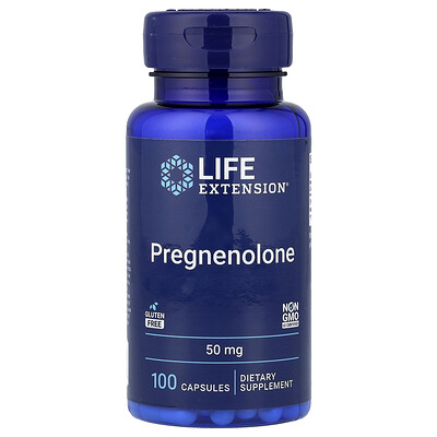 Product Image for Life Extension, Pregnenolone, 50 mg, 100 Capsules