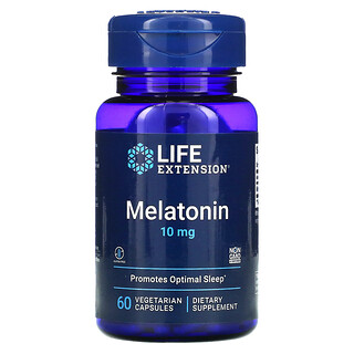 Life Extension, Melatonina, 10 mg, 60 Cápsulas Vegetarianas