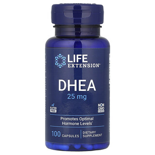 Life Extension, DHEA，25 毫克，100 粒膠囊