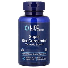 Super Bio-Curcumin®, екстракт куркуми, 60 вегетаріанських капсул (400 мг у капсулі)