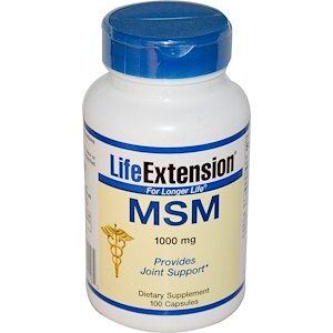 Life Extension, МСМ, 1000 мг, 100 капсул